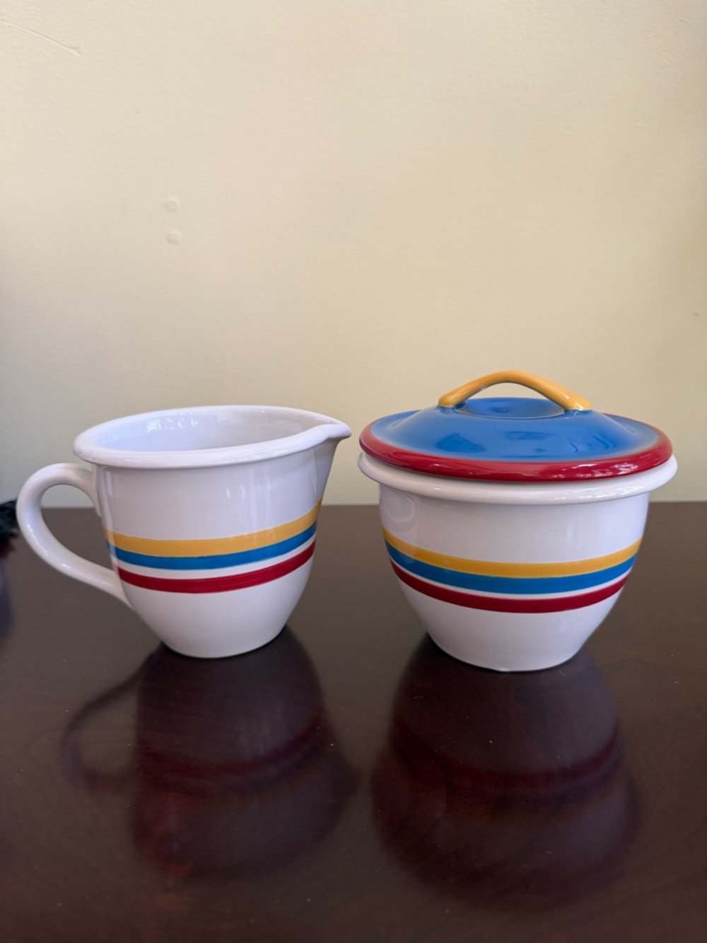 Corelle Coordinates Ceramic Sugar and Creamer Set